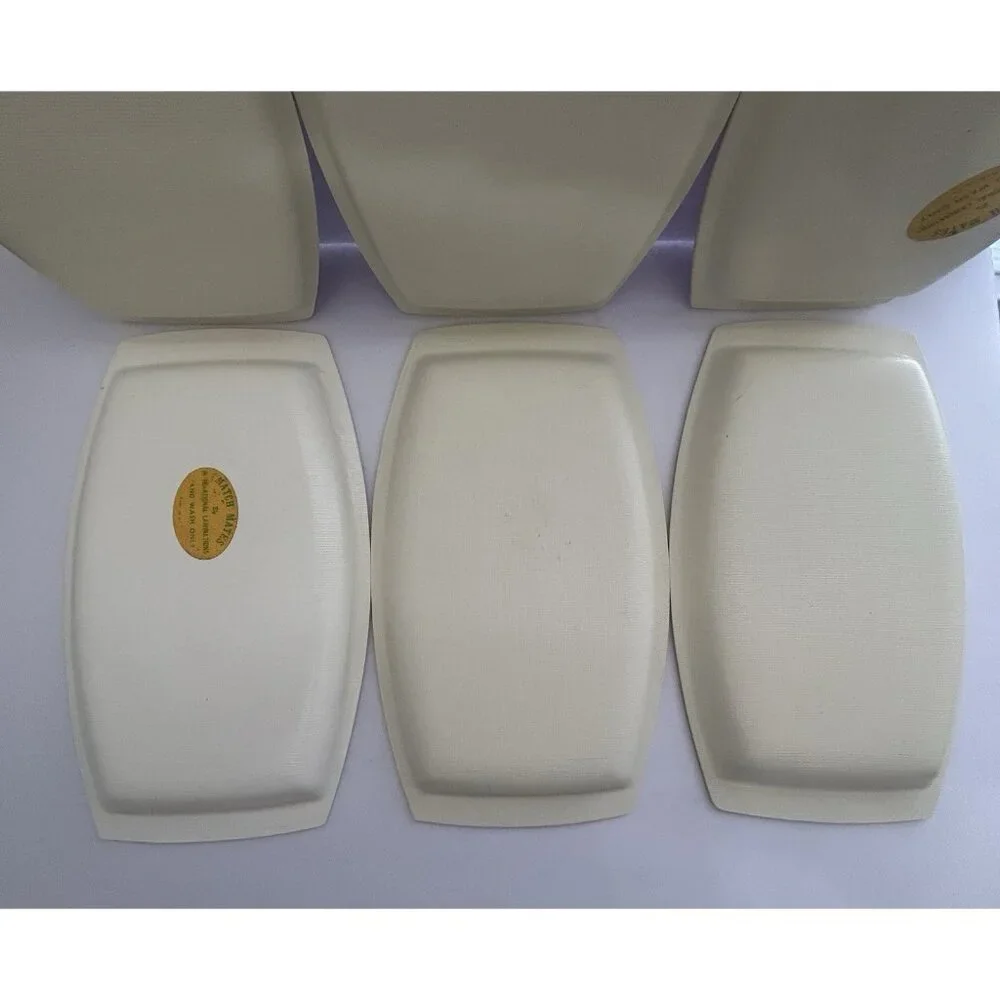 6 Plates Match Mates International Laminations Floral Red Luncheon Fancy Picnic - Picture 9 of 13